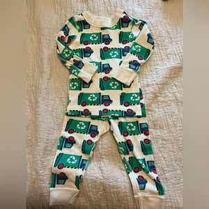 Hanna Anderson Recycling Truck Pajamas 2T